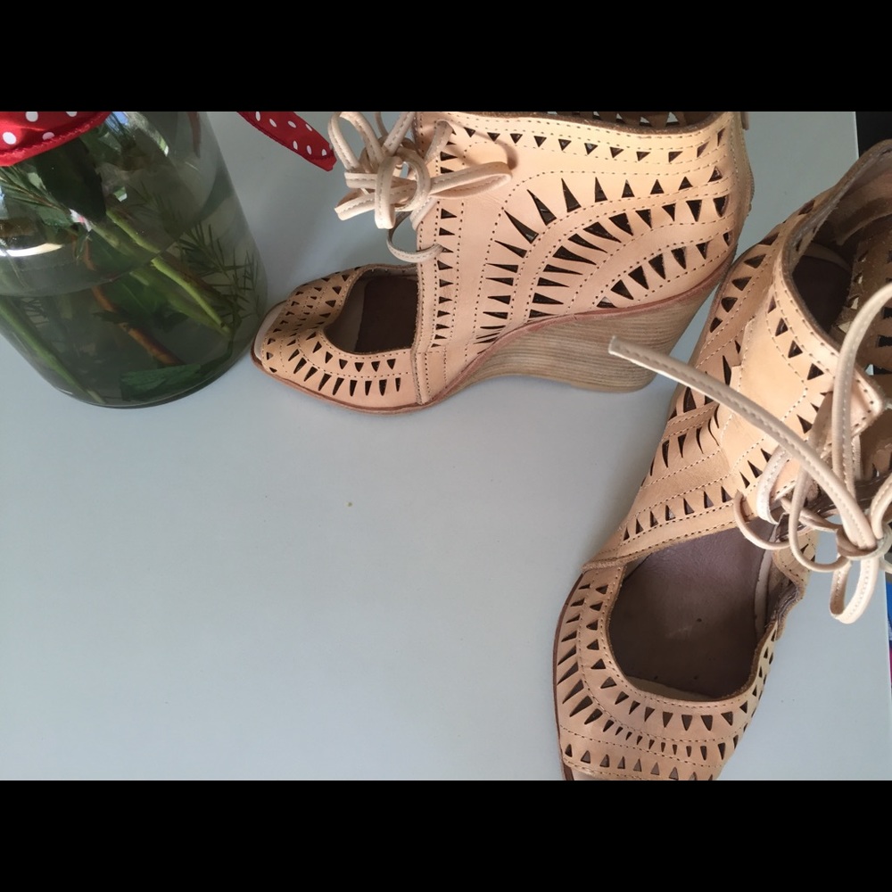 Jeffery Campbell Rodillo Wedge Sandals